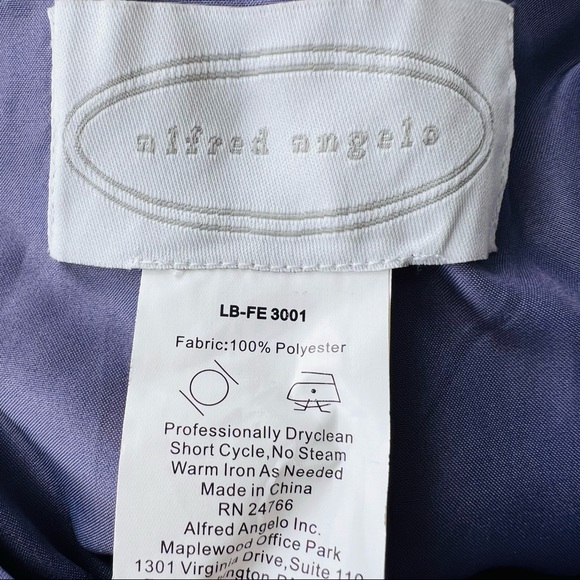 Alfred Angelo Full length lined A-line lilac pastel maxiskirt - Picture 7 of 7